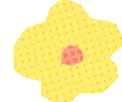 하프톤 질감의 꽃과 식물