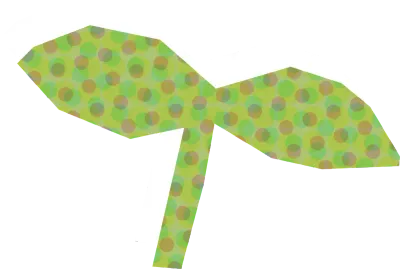 하프톤 질감의 꽃과 식물