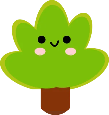 뾰족뽀족귀여운나무