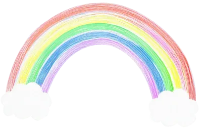 핸드드로잉 무지개