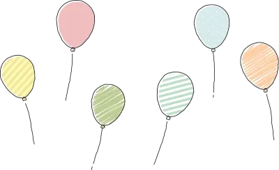 Loose line art, handwritten balloon