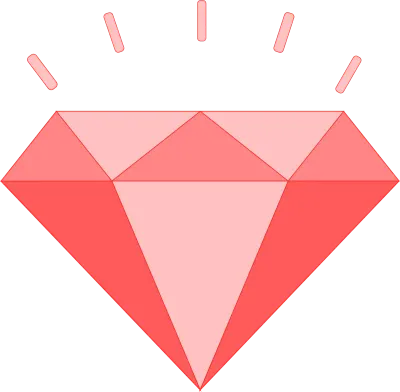 shining pink diamond