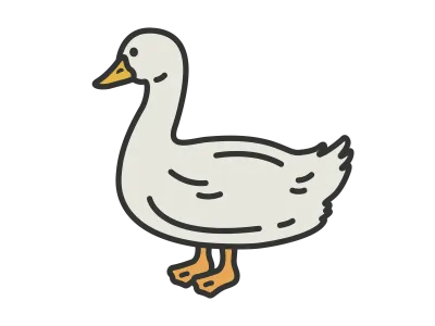 アヒルのイラスト