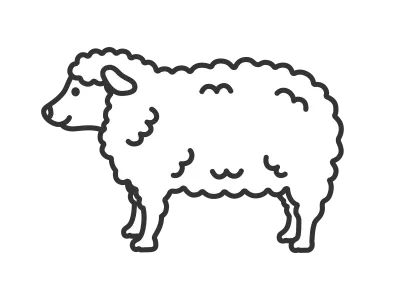 羊のイラスト