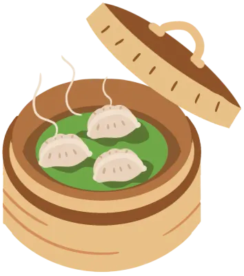 Gyoza steamed