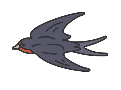 燕のイラスト