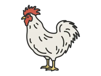 鶏のイラスト