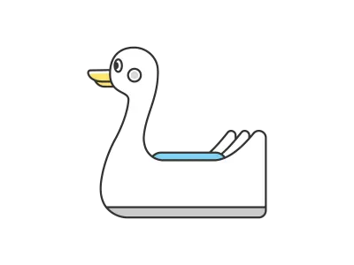 赤ちゃん用のおまるのイラスト