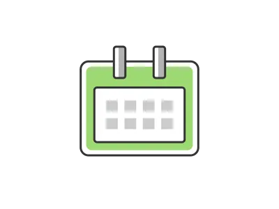 カレンダーのアイコンイラスト