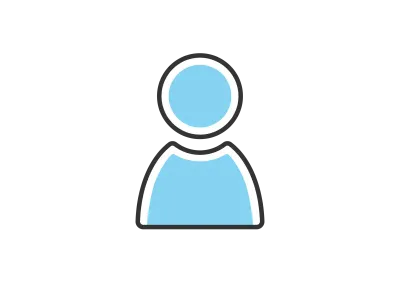 男性のアイコンマーク