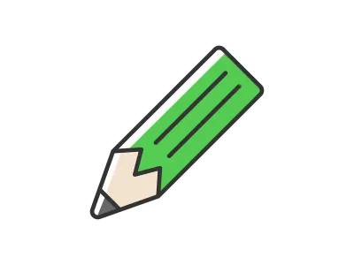 鉛筆のアイコンイラスト