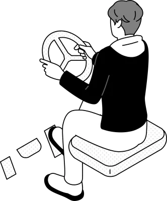 Men who play car driving and racing games