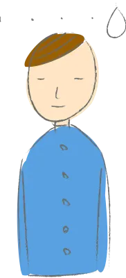 Graduation boy pattern, drawing by analog taste