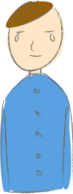 Graduation boy pattern, drawing by analog taste