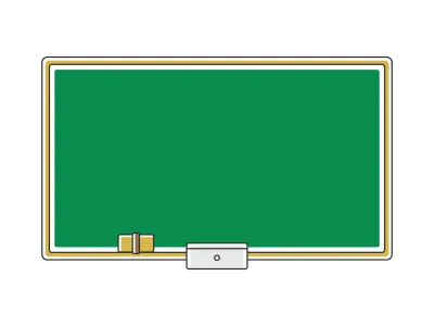 学校の黒板のイラスト