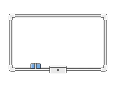 ホワイトボードのイラスト