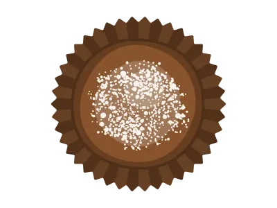 チョコレートスイーツのイラスト