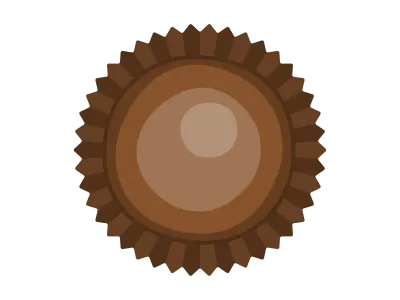 チョコレートスイーツのイラスト