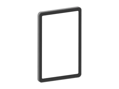 タブレットの立体イラスト