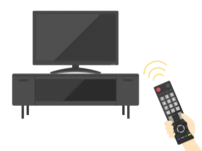 リモコンスタンドのイラスト