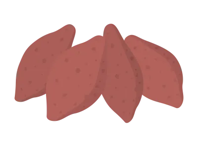 サツマイモのイラスト