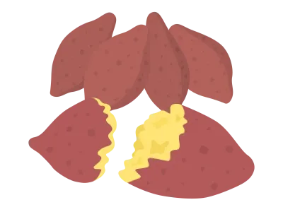 サツマイモのイラスト