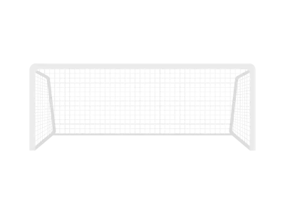 サッカーゴールのイラスト