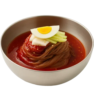소스가득 시원한 비빔냉면