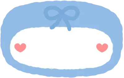 리본 이름표 도안 리본 메모지 일러스트