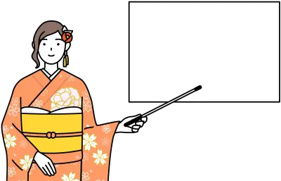 Hatsumode at New Year's and comingofage ceremonies, graduation ceremonies, weddings, etc, Woman in f