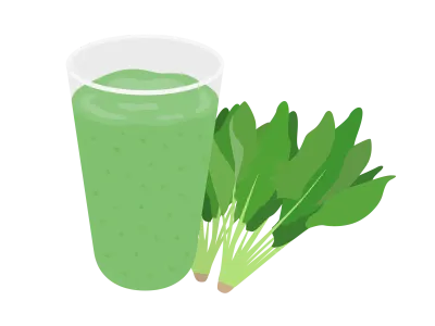 グリーンスムージーのイラスト