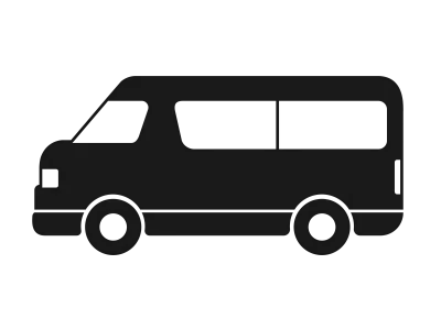 ステーションワゴンのアイコンイラスト