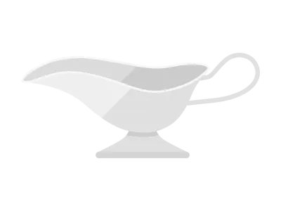 グレイビーボートのイラスト