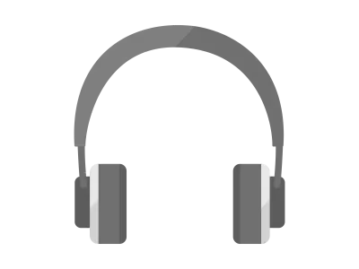 ヘッドフォンのイラスト