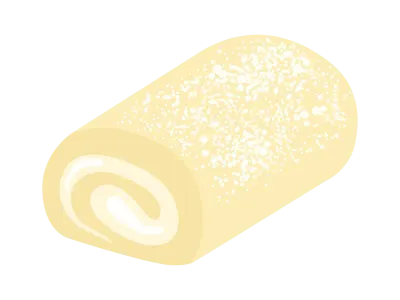 ロールケーキのイラスト