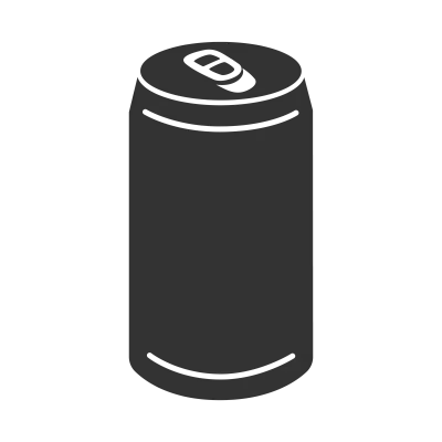 アルミ缶のアイコンイラスト
