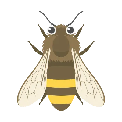 ミツバチのイラスト