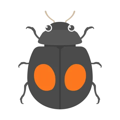 てんとう虫のイラスト
