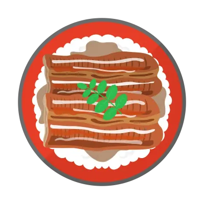 うな丼のイラスト