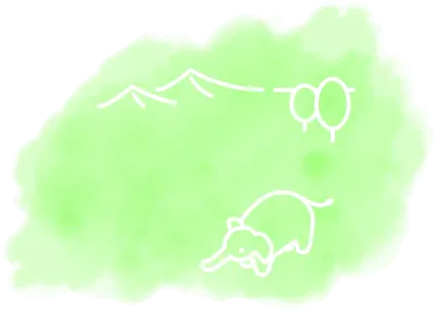 Watercolor style,  SDGs  Goal 15, Life on land