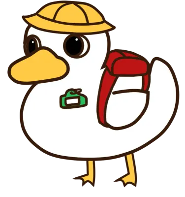 가방아기오리,멋진아기오리