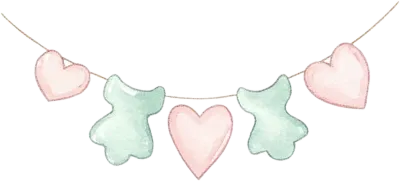 Watercolor Baby Toy PNG