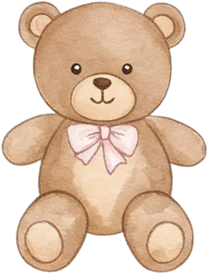 Watercolor Baby Toy PNG