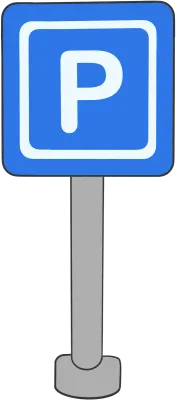 주차표지판