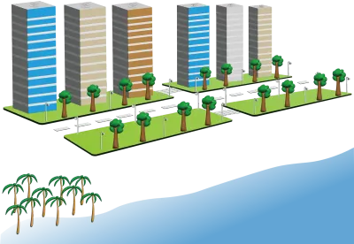 빌딩 스트리트 조감도