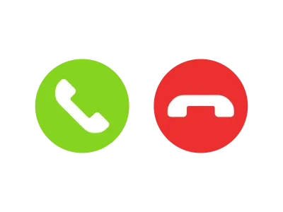 受話器のアイコンイラスト