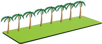 휴양지 빌딩 스트리트 야자수 해변 가로수