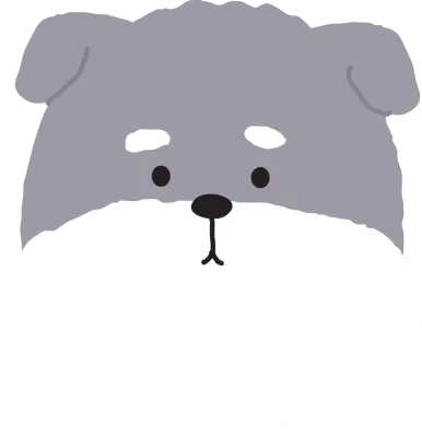 강아지얼굴캐릭터