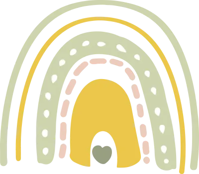 Yellow Green Rainbow