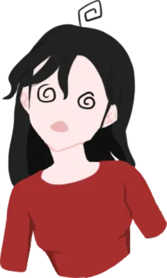 감정표현_긴팔빨간티_여자_무테